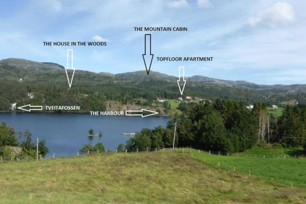 Topfloor Apartment Separate Entranc Nice View Stord Fitjar Εξωτερικό φωτογραφία