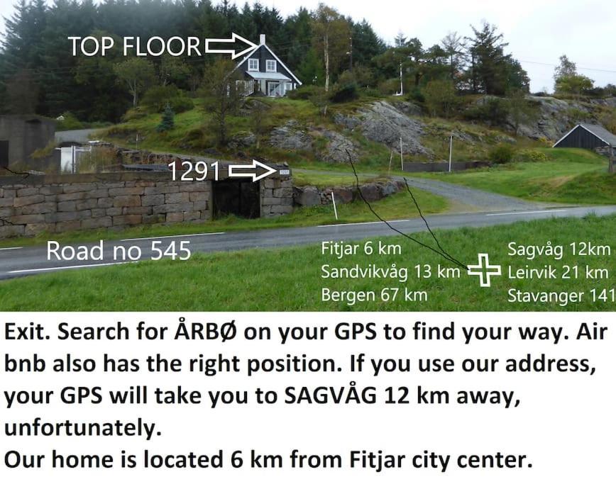 Topfloor Apartment Separate Entranc Nice View Stord Fitjar Εξωτερικό φωτογραφία